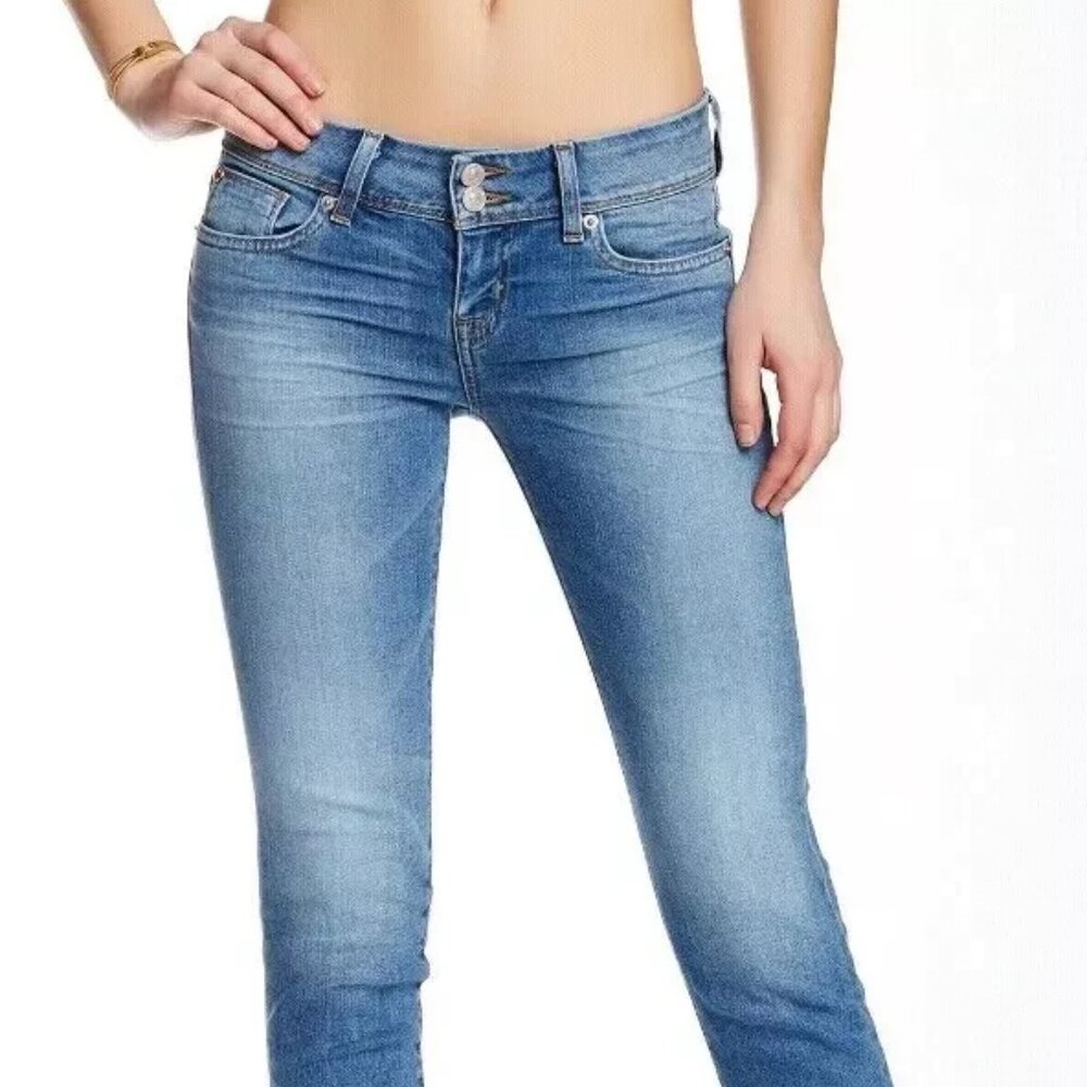 Hudson “Ankle Ginny” Straight with Cuff Jeans size 26